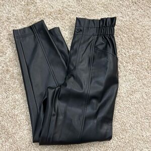 Madewell faux leather pants